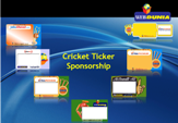 Cricket Ticker Sponsorship